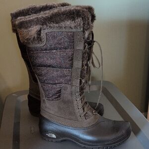 The North Face Women's Dark Brown Winter Boots